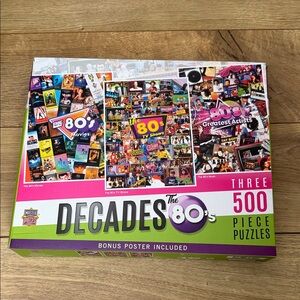 The 80s Decades Puzzle Set